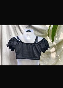 Black Crop Top