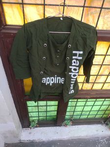 🌷Green Happiness Tunic