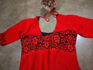 Red Beautiful ❤️ Flawless Kurta