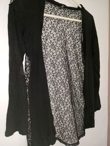 Black Net Shrug