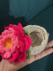 Handmade Crochet Flower Decoration