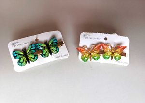 Butterfly Hair Clips - Set of 2