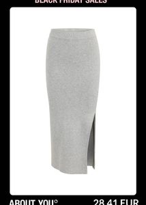 Gray Straight Skirt ( free shipping)