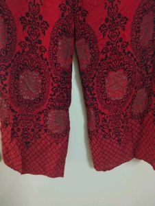 Red &amp; Black Palazzo Pants