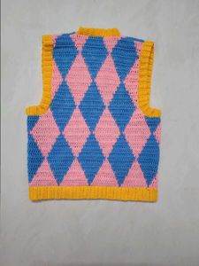 Howls Moving Castle Inspo Crochet Vest