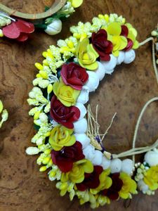 Combo of Haldi And Mehendi Floral Jewellery Set