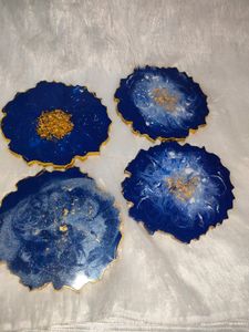 Resin Coasters With Tray
