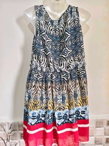 🎄Buy 1, Get 1 Free🎁L/XL Patterned Casual Dress