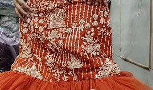 Gorgeous Orange Lehenga Choli