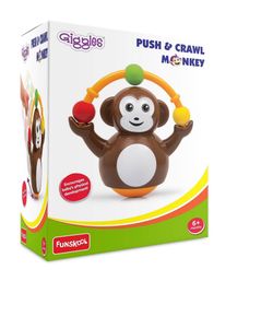 Push N Crawl monkey Toy