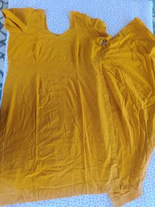 Mustard Yellow Salwar Kameez Suit