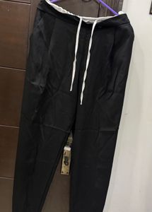 Elegant Black Casual Trousers