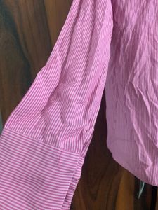 Pink Striped Shirt