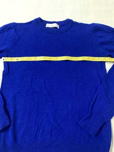 Unisex Royal Blue Pullover Sweater