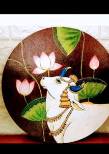 Handmade Cow Pichwai Art Paintings