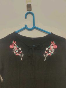 Floral Embroidered Top