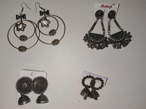 Stunning Earrings pack of 4 pair