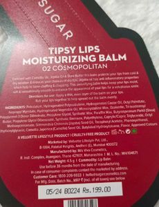 SUGAR Cosmetics Tipsy Lips Moisturing Balm Tinted
