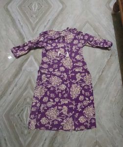 2 Pure Cotton Floral Print Kurta
