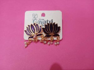 Lotus Design Earrings
