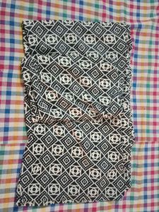 BLACK SATIN PLAZO