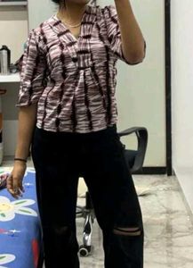 Patterned Blouse