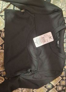 Black Long Sleeve Cutout Top