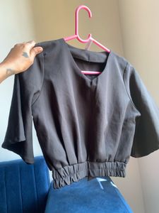 Chic Black Blouse top