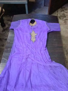Elegant Purple Kurta Set