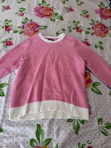 Oversized Cute Pink Sweater