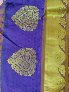 Purple Thavani Set