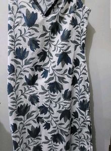 V Neck Kurta Pant Set