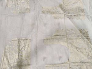 Elegant White Banarasi Saree