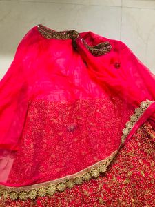 Enchanting Rose Gold Embroidered Gown