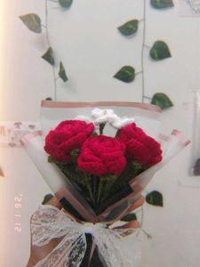 Crochet Rose Bouquet❤️