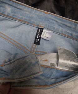 H&amp;M Wide Leg Denim Jeans