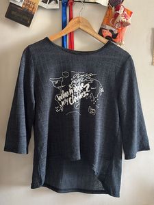 Oversized Cute Sheer Top