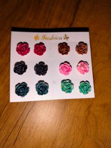 Cutie pie rose Stud Earrings