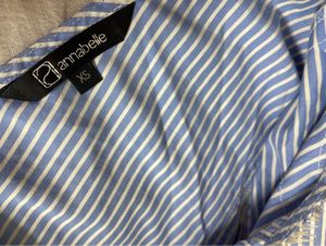 Blue White Stripped Top