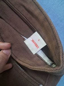 Urbanic Mocha Brown Wide Leg Jeans