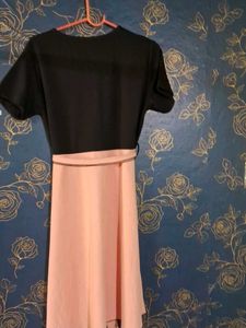 Vintage Two-Tone Belted Dress