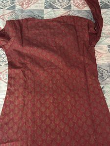 Maroon Long Kurta