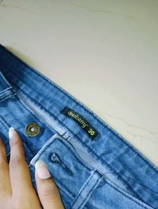 Flame Hem Flare Jeans