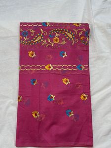 🩷Pure Cotton Embroidered Dress Material