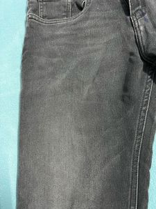 Black Denim Jeans , Size:30