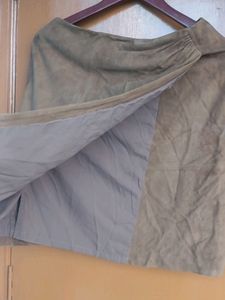 Branded Wrap Style Pencil Skirt