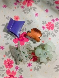 Hair Claw Clip Set - 4 Pieces