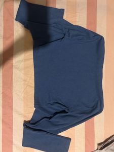 blue full sleeves cardigan