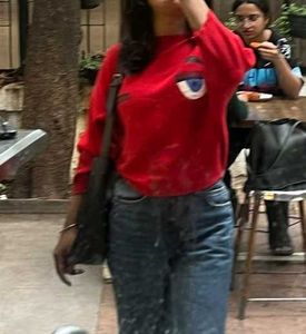Red Eye Graphic Top