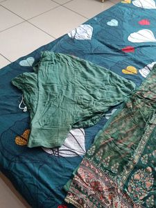 Green Kurta Set